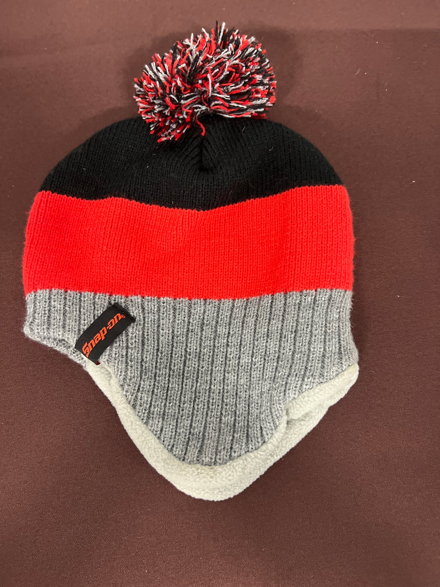 Snap-on: Youth Beanie with Pom Pom