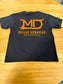 MD: YOUTH Black Short Sleeve Shirts