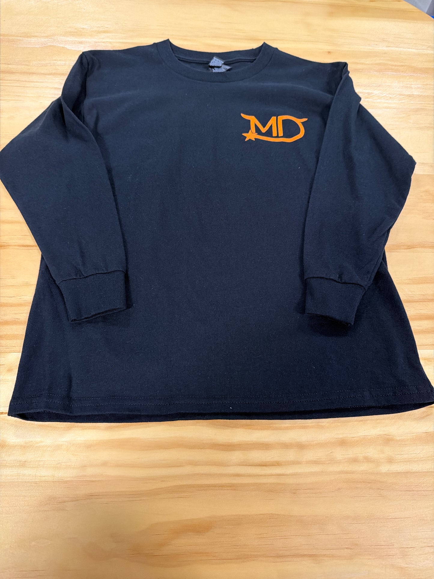 MD: YOUTH Black Long Sleeve Shirt