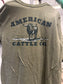 Rural: Men’s American Cattle Co. T15 Heather Olive T Shirt