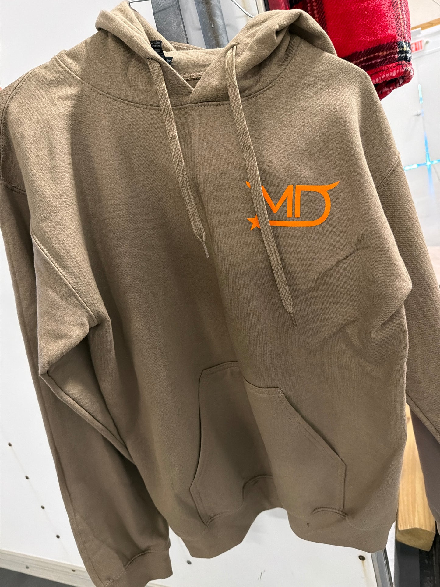 MD Bucking Bulls: Tan Hoodie