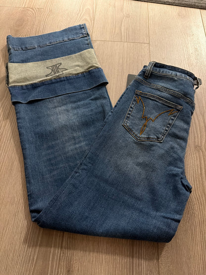Tin Haul: Ladies Claire Wide Leg Jeans