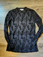 Tanz: All About Cactus 3D Print Mesh Top- Black