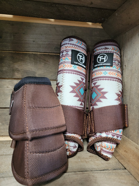 Sport Boots Aztec Brown Trim