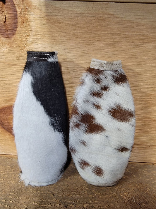 Cowhide Bottle Koozie