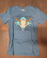 Rowdy Crowd Outer West Blue Tee