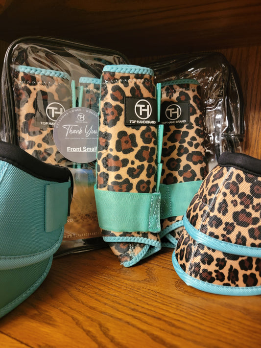 Sport Boots Mint Cheetah